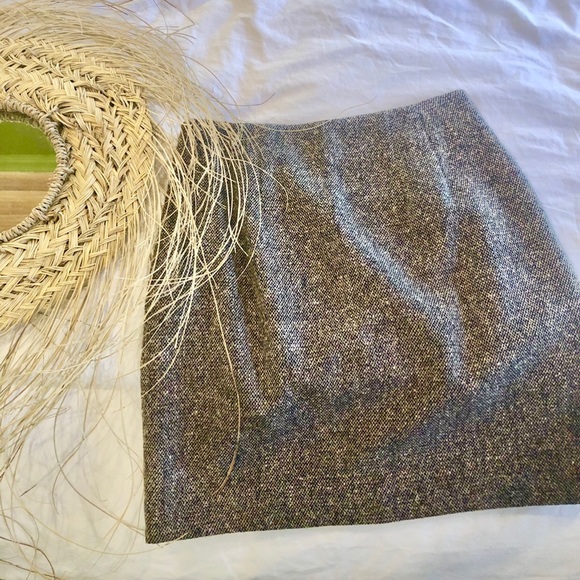 Ann Taylor Wool Pencil Skirt with Gold Flecks - Picture 2 of 10